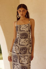CHANTELLE MIDI DRESS - HAVANNA BLACK