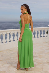 FARLEY MAXI SKIRT - APPLE