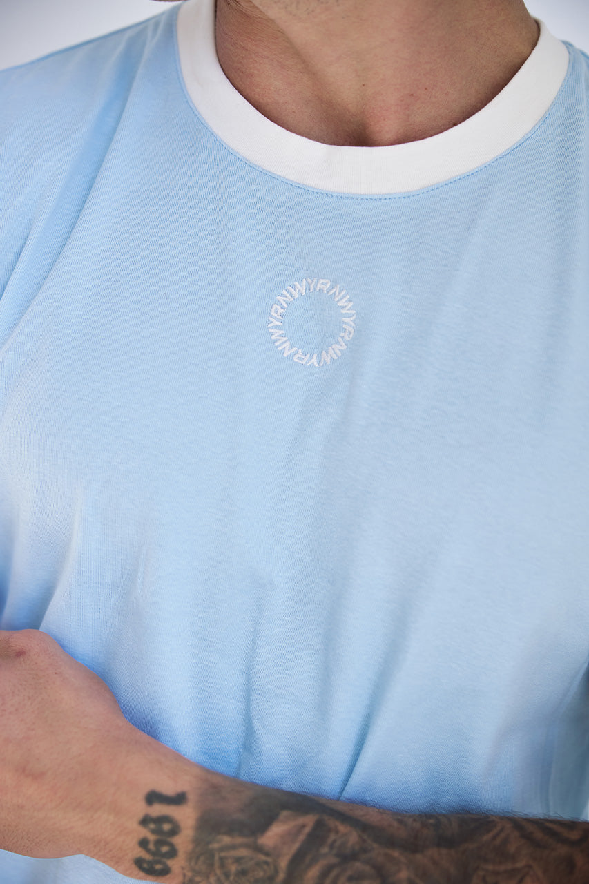 CAYDEN FITTED T-SHIRT - SKY BLUE