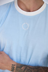 CAYDEN FITTED T-SHIRT - SKY BLUE