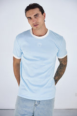 CAYDEN FITTED T-SHIRT - SKY BLUE