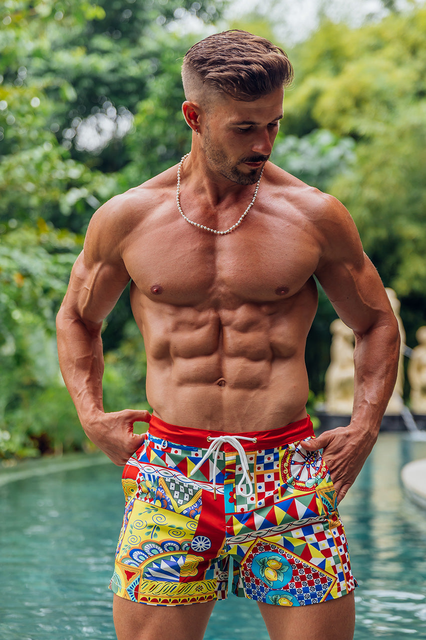 AMALFI SHORT - PHAEDRA PRINT